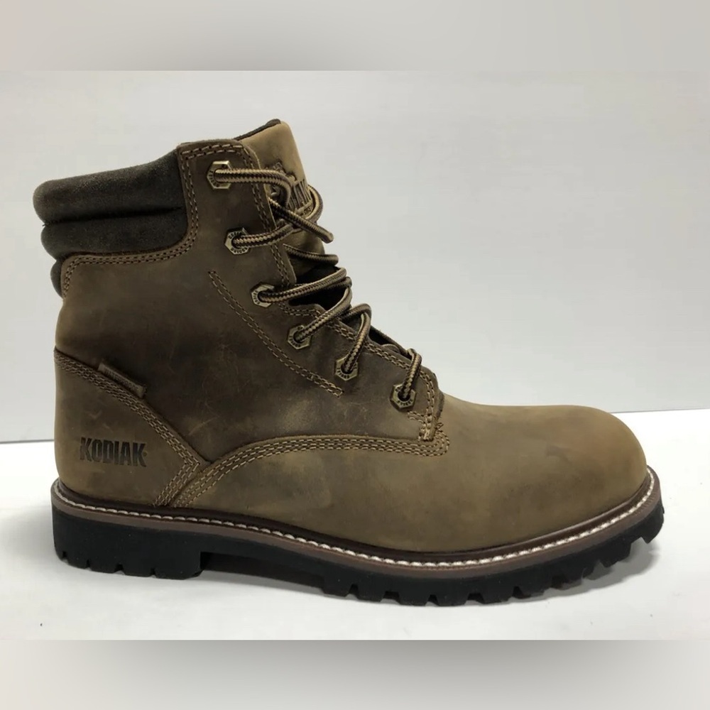 Kodiak Men's Mckinney 6" Waterproof Composite Toe Work Boots, Size 8W